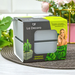 Кашпо Фиори 0,45л, серый жемчуг