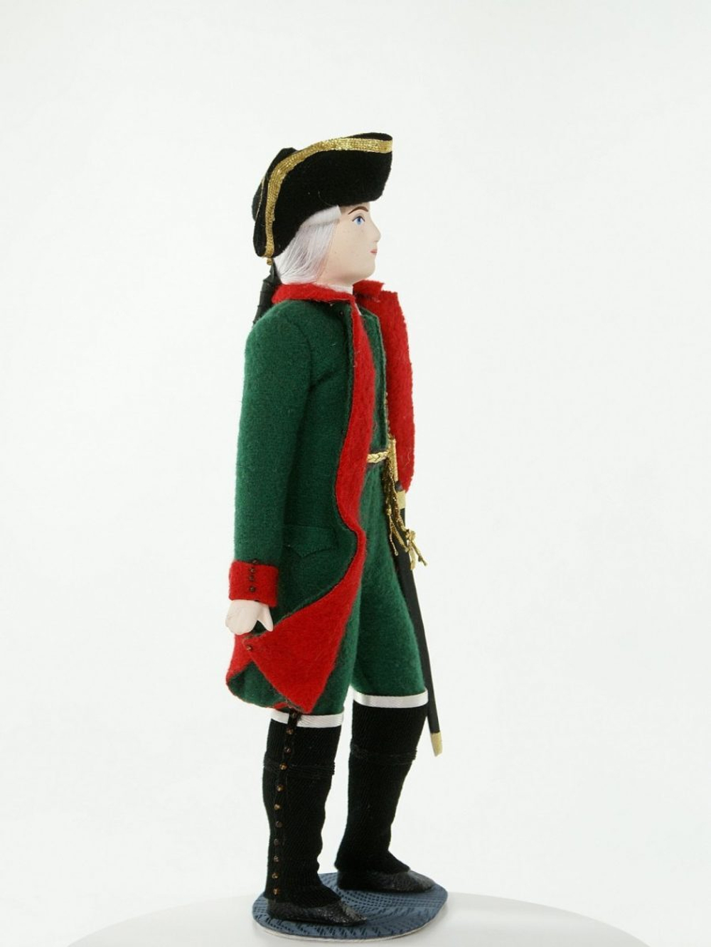 Кукла коллекционная Потешного промысла в военном костюме гарнизонного обер-офицера (Гринев, "Капитанская дочка")