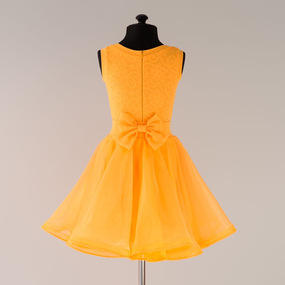 платье для танцев с бантом