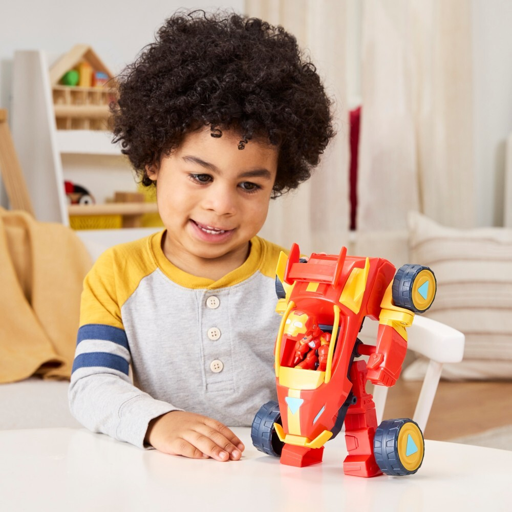 Hasbro Железный человек и суперкоманда - Мех 2в1 IRON MAN + фигурка G1474