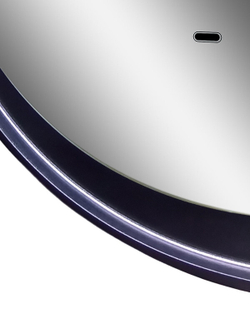 Зеркало "Planet black Led" D 1000 с бесконтактным сенсором