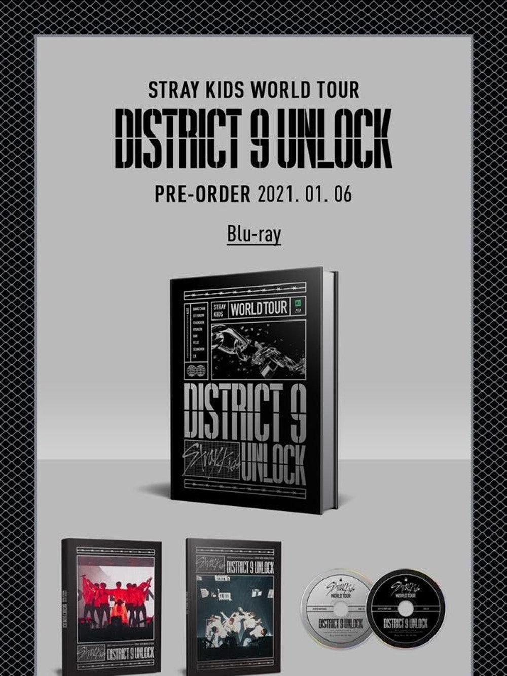 товары STRAY KIDS - WORLD TOUR (DISTRICT 9 : UNLOCK) IN SEOUL Blu-ray