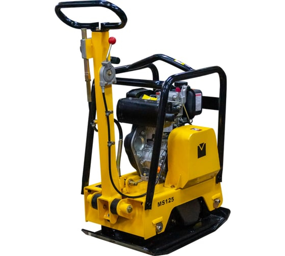 Реверсивная дизельная виброплита Masalta Kama KM173F, MS125-1 ВИБ165