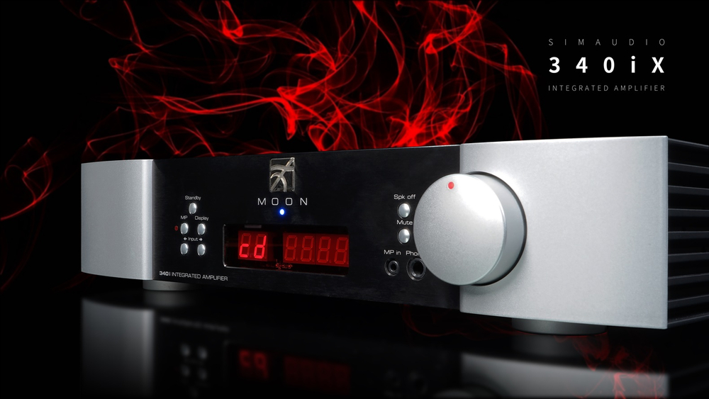 Moon by Simaudio 340i D3PX Black — интегральный стереоусилитель премиум-класса