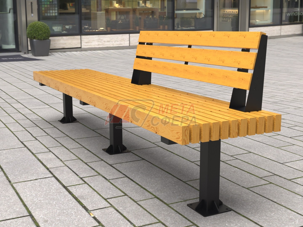 Скамейка Олиф двойная