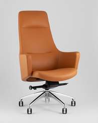 Кресло руководителя TopChairs Ferris коричневое