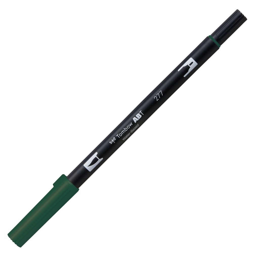 Tombow AB-T Dual Brush-Pen: 277 Dark Green