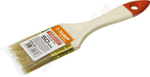 ЗУБР УНИВЕРСАЛ 50 мм, 2″ светлая натуральная щетина, деревянная ручка, плоская кисть, ОПТИМА (01099-050)