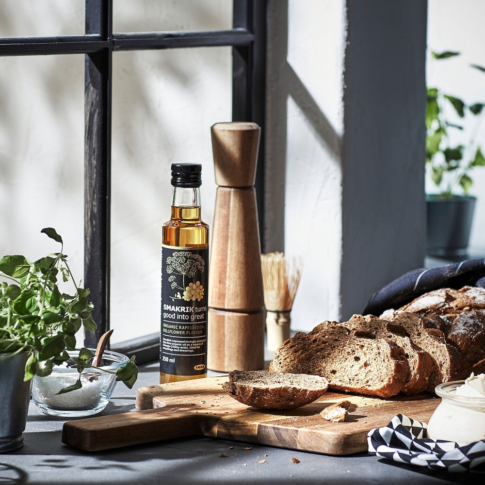 IKEA INTRESSANT  (ИКЕА ИНТРЕССАНТ)  -  Кофемолка, акация, 27 см