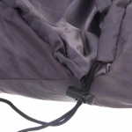 Спальник одеяло с капюшоном 210*70см 1400гр серо-зелёный +0С