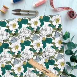 Ткань премиум мембрана весенний вальс