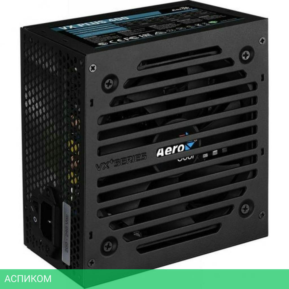 Блок питания Aerocool VX PLUS 400 120mm без кабеля (VX-400 PLUS)