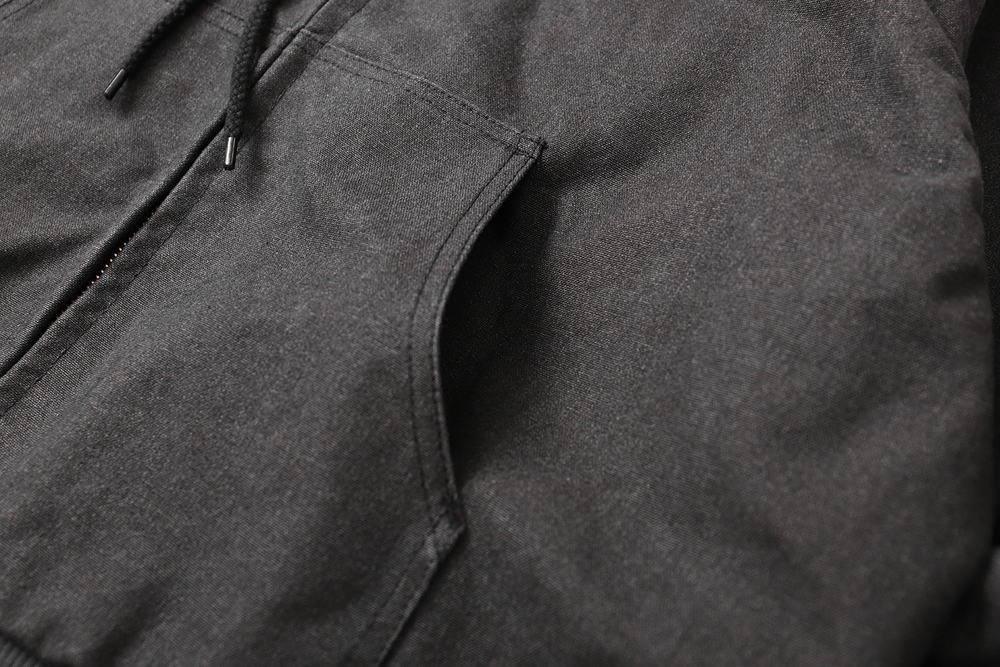 Куртка SHADOW CANVA HOOD COAT, серый-темный