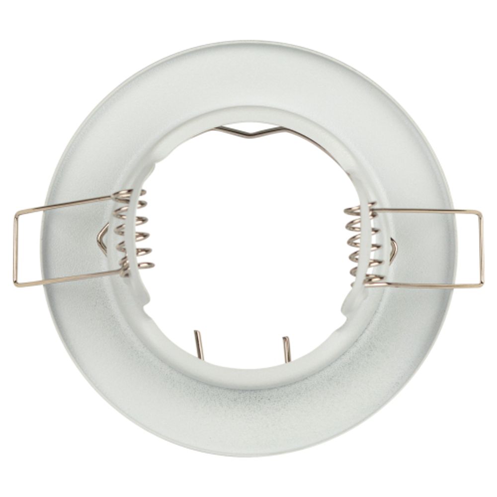 Встраиваемый светильник штампованный ЭРА ST1 SWH MR16 GU5.3 белый матовый