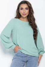 Блуза Гортензия (зеленая) Б11142 LT Collection