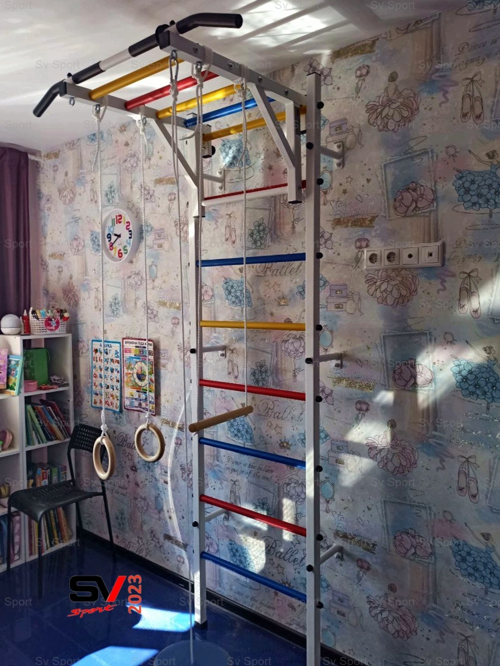 Монтаж шведской стенки Sv Sport в пеноблочные, газоблочные стены