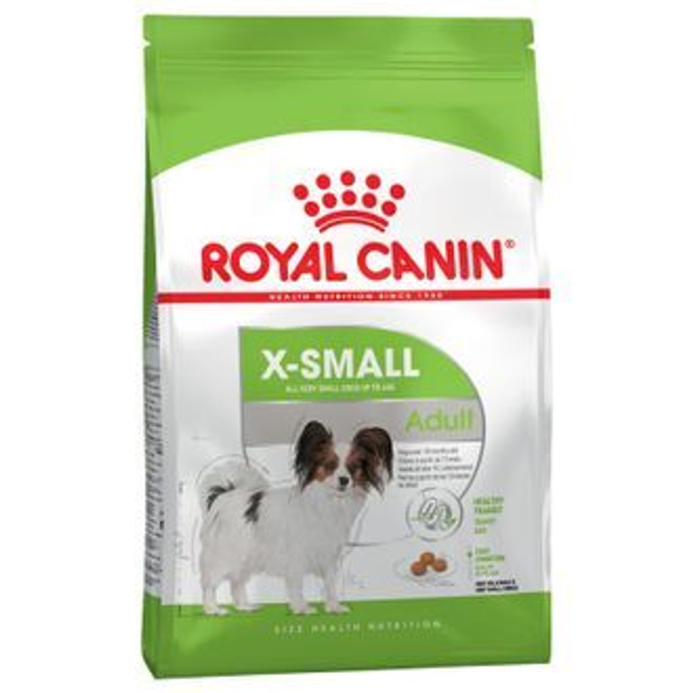 Royal Canin X-Small Adult Сухой корм Роял Канин для взрослых собак мелких пород, 500 г