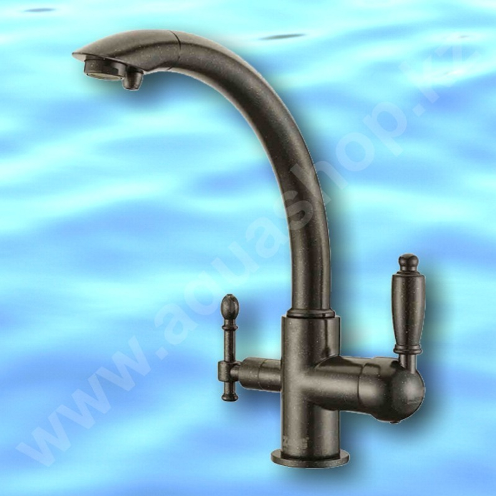 ZR 314 YF-33 (кофе) - Комбинированный смеситель для кухни под фильтр