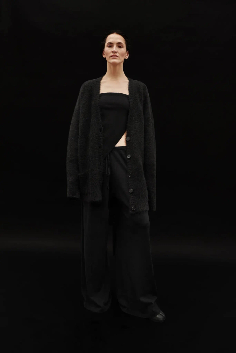 Кардиган из шерсти альпаки