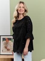 Блузка Милица-1 Виотекс ЧЕРНЫЙ -4