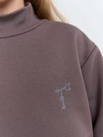 Свитшот "Темный шоколад" утепленный 7+