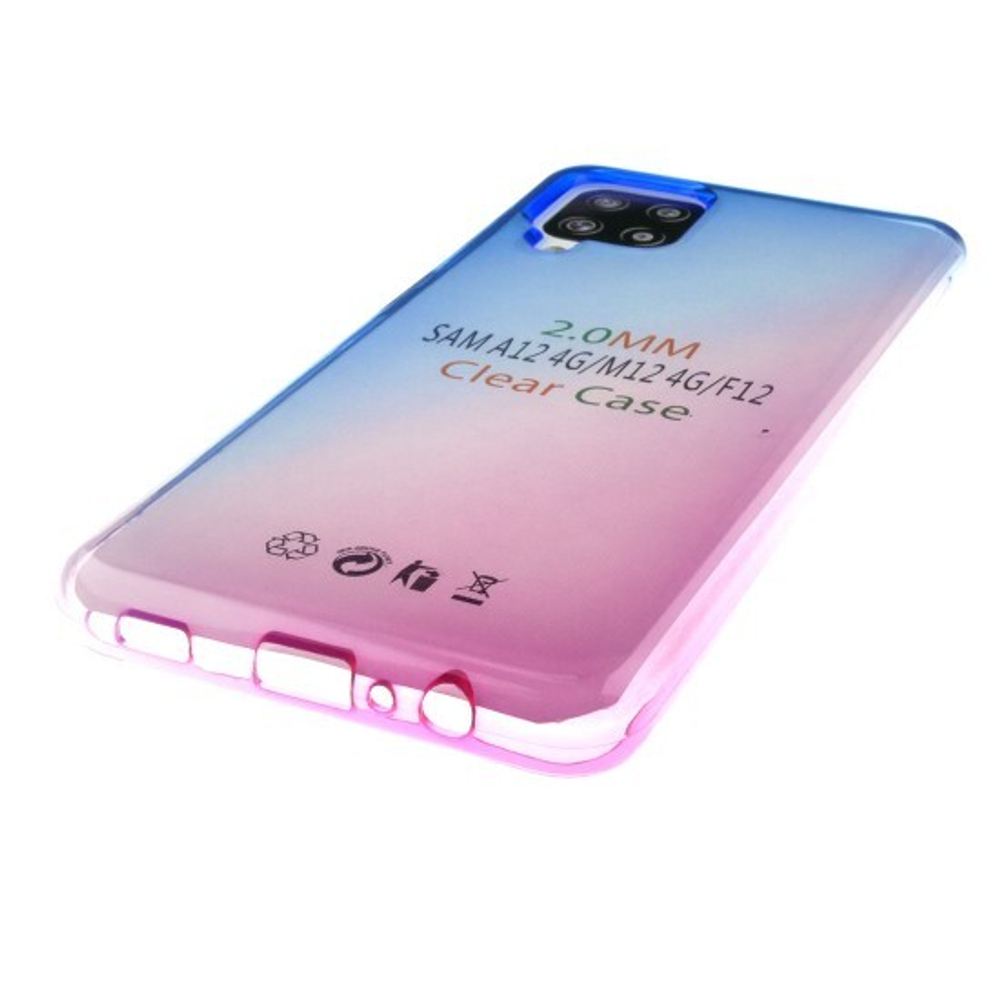 Чехол для Samsung Galaxy A12/M12 Градиент, ТПУ, 012964