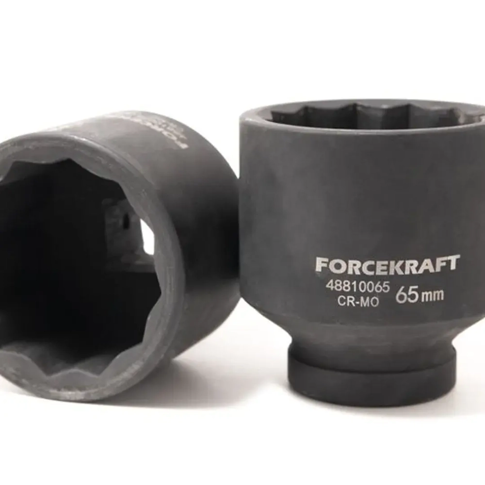 Головка ударная глубокая 1'', 65мм (12гр.) FORCEKRAFT FK-48810065