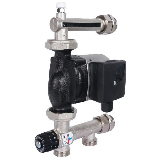 Насосно-смесительный узел Stout SDG-0120-005001 с термостатич. клапаном насосом Grundfos UPSO 25-65