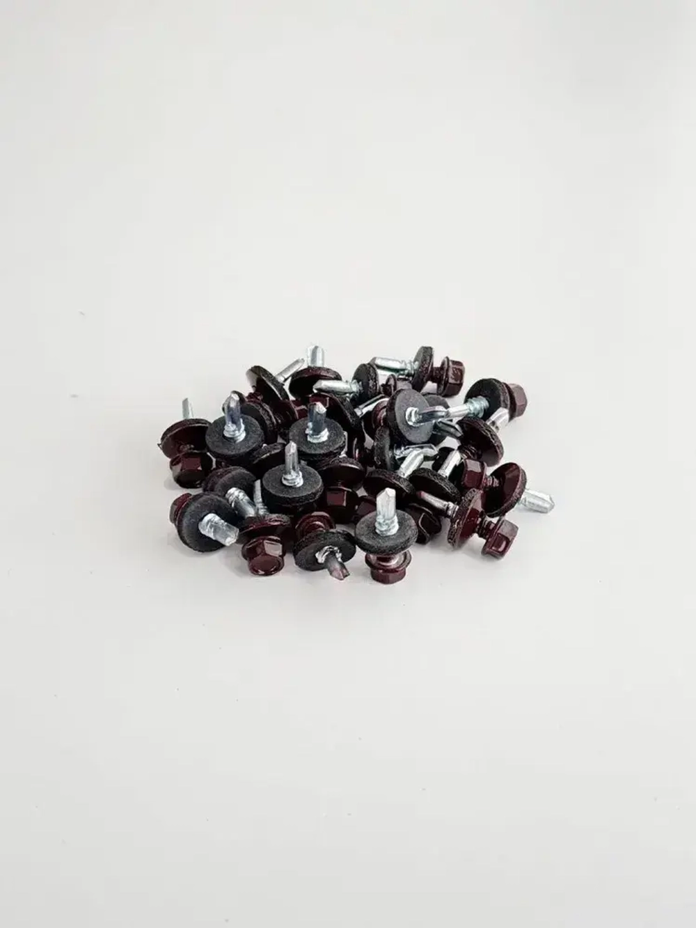 Кровельный саморез по металлу, 5,5х19 мм, RAL 8017, 250 шт.