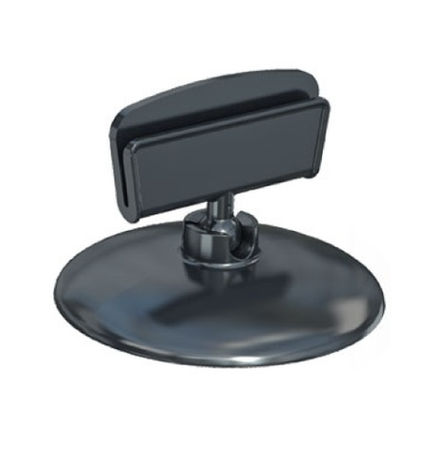 Ценникодержатель на круглой подставке черный