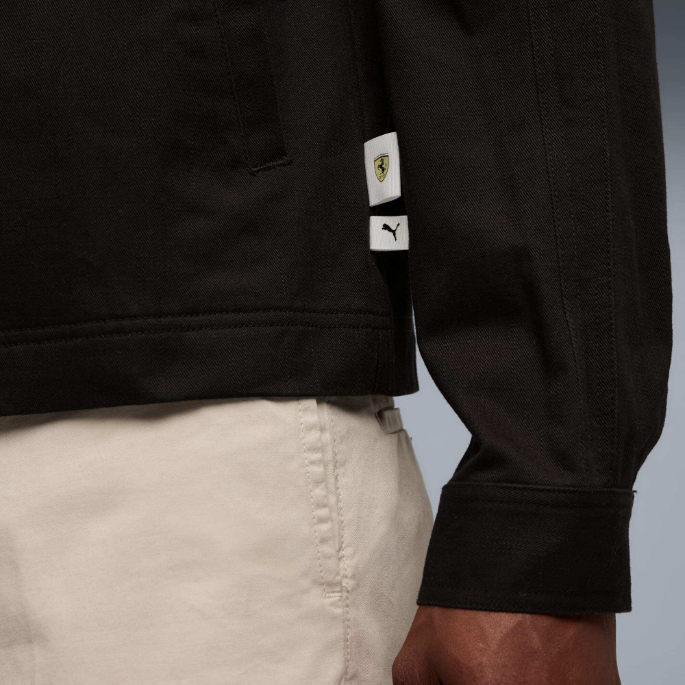 PUMA X SCUDERIA FERRARI МУЖСКАЯ КУРТКА HP LIFESTYLE, ЧЕРНЫЙ