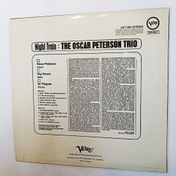 Винтажная виниловая пластинка LP The Oscar Peterson Trio Night Train (UK 1969)