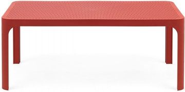 Журнальный столик Net Table 100 пластиковый красный Nardi Италия