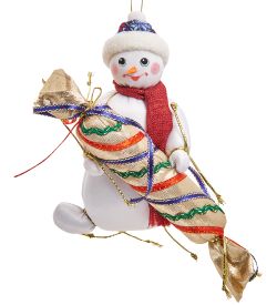 РусКукла RK-828 Кукла подвесная «Снеговик»