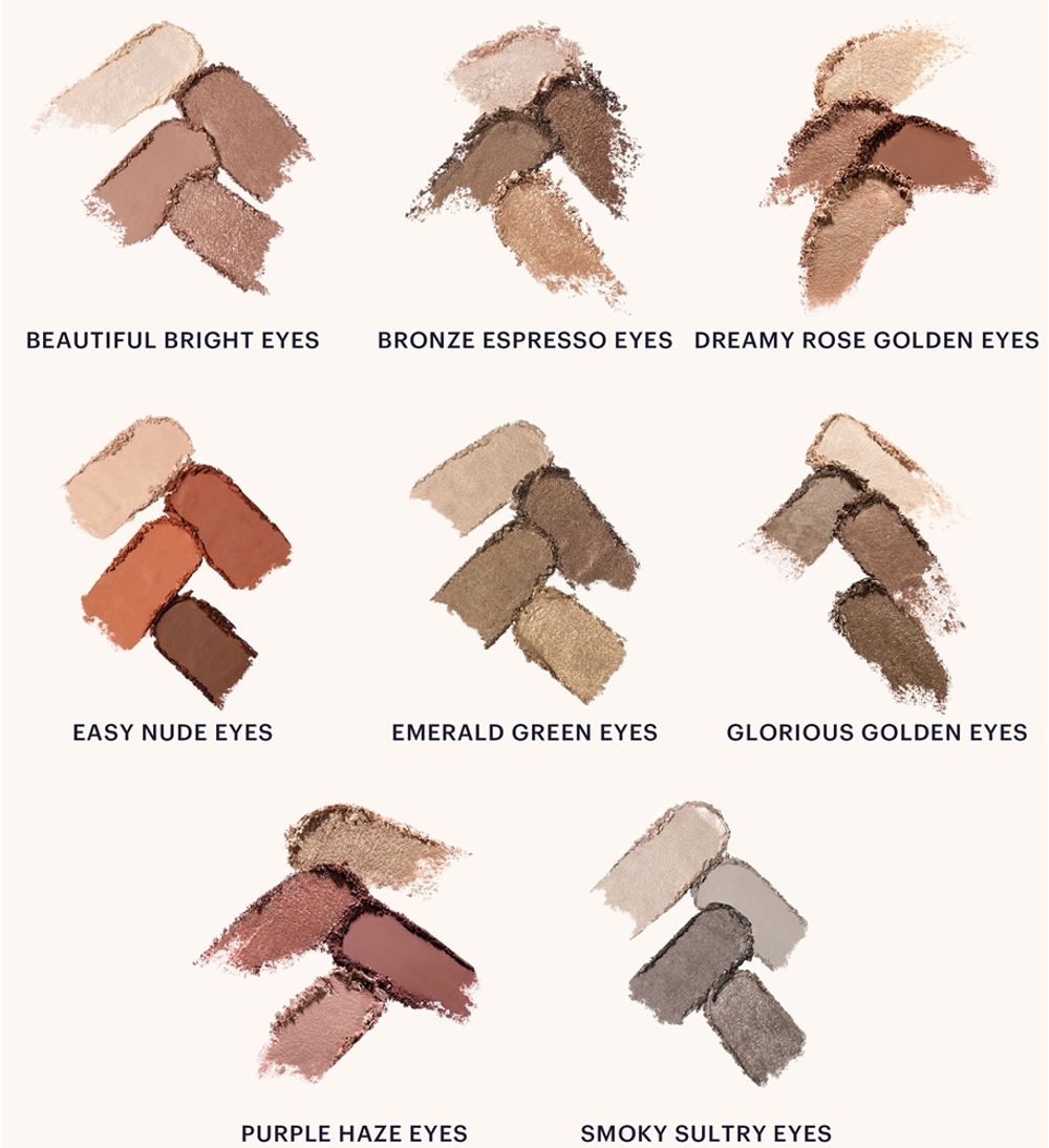 ZOEVA Velvet Love Eyeshadow Quad - палитра теней для век, 4× 1,5 g