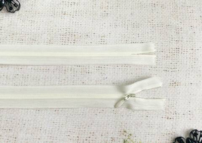 Молнии потайные, L 40 см, айвори