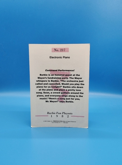 Аксессуар винтажная карточка Барби 90х 03991