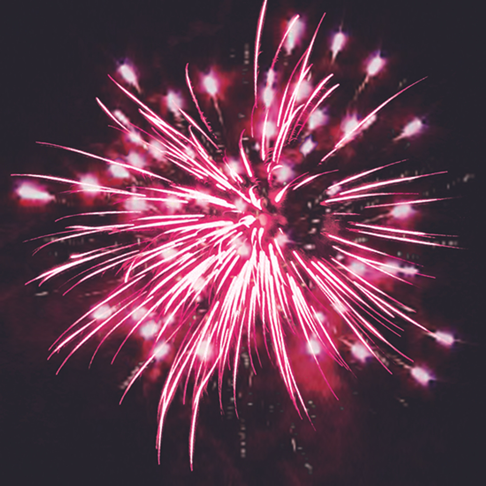 Батарея салютов "Снежная королева" 30 залпов, веер