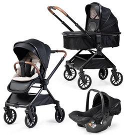 Детская коляска 3 в 1 Tomix Mirage Black