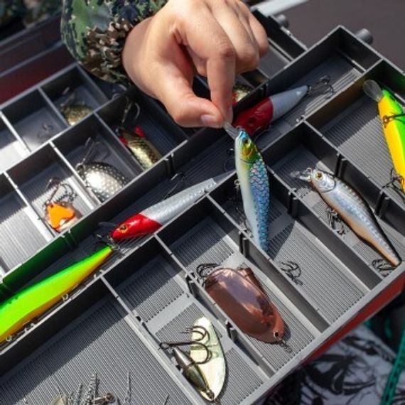Ящик для снастей NISUS Tackle Box трехполочный оранжевый (N-TB-3-O)