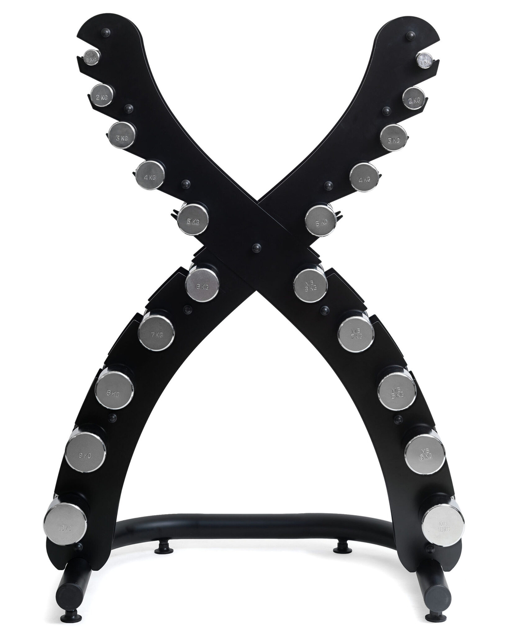 Стойка для гантелей Х-образная на 10 пар VictoryFit VF-T300