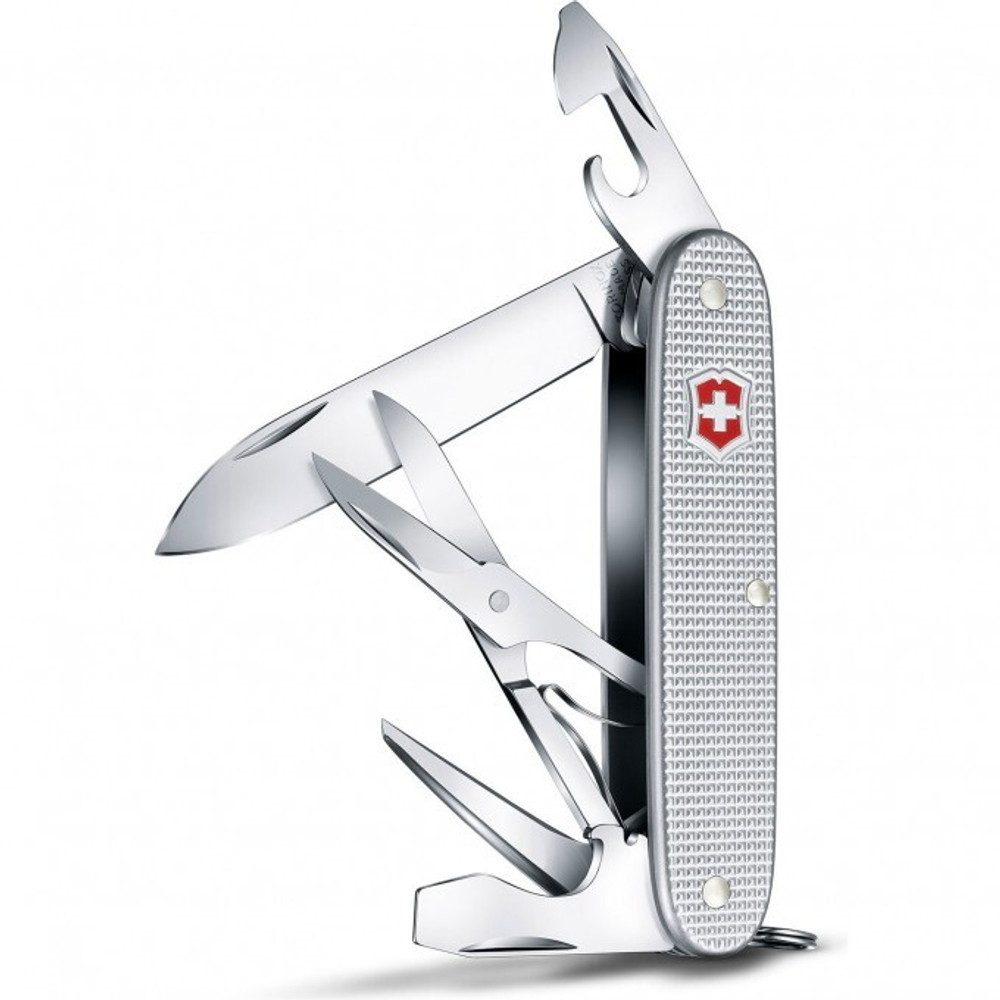 Нож Victorinox Pioneer, 93 мм, 9 функций, серебристый