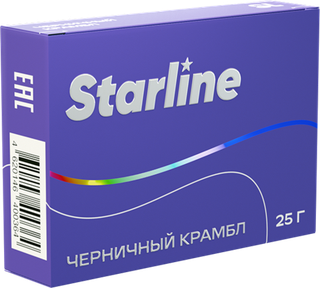 Купить Табак Starline - Черничный Крамбл 25 г