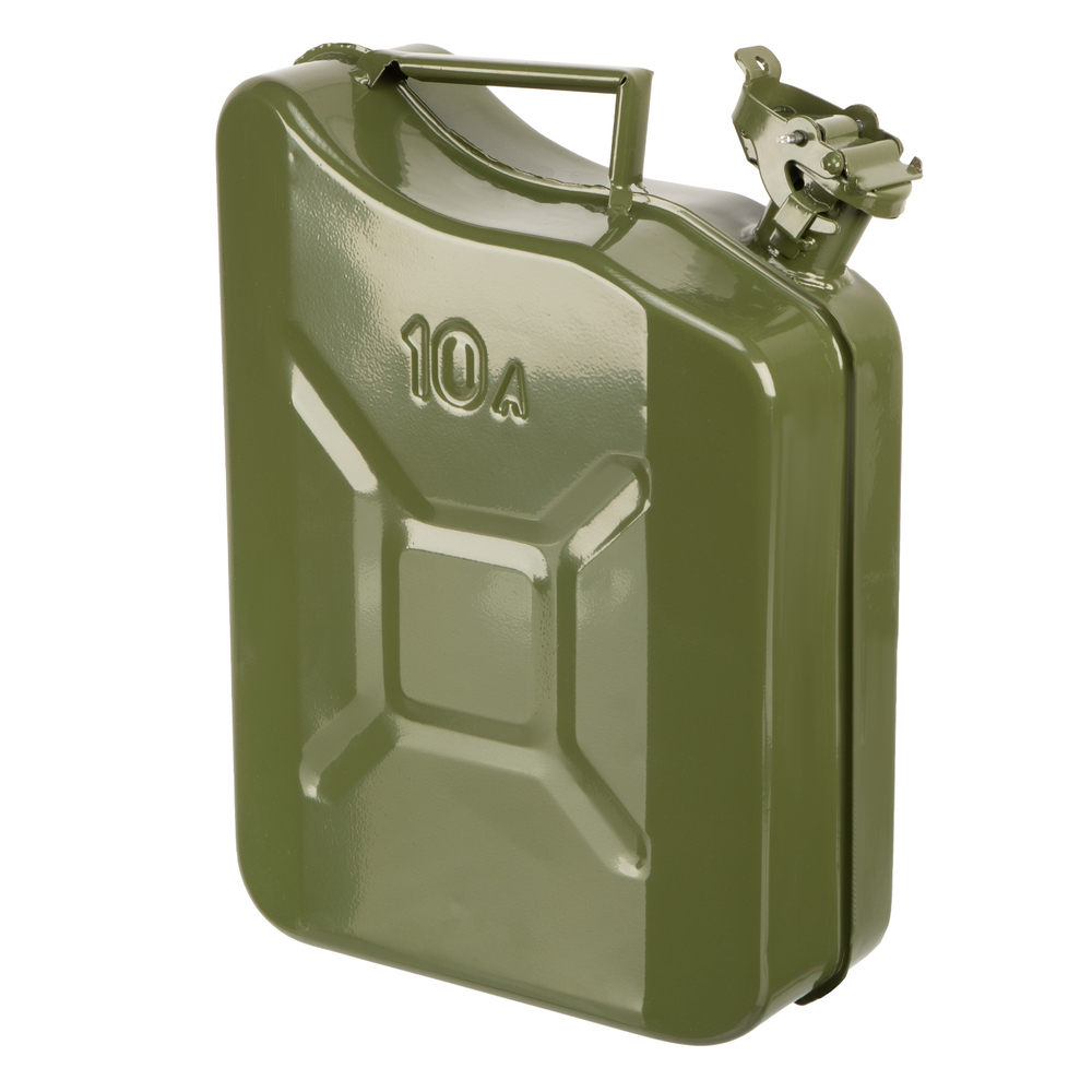 Канистра для топлива, металлическая, толщина стенок 0,8мм, 10 литров