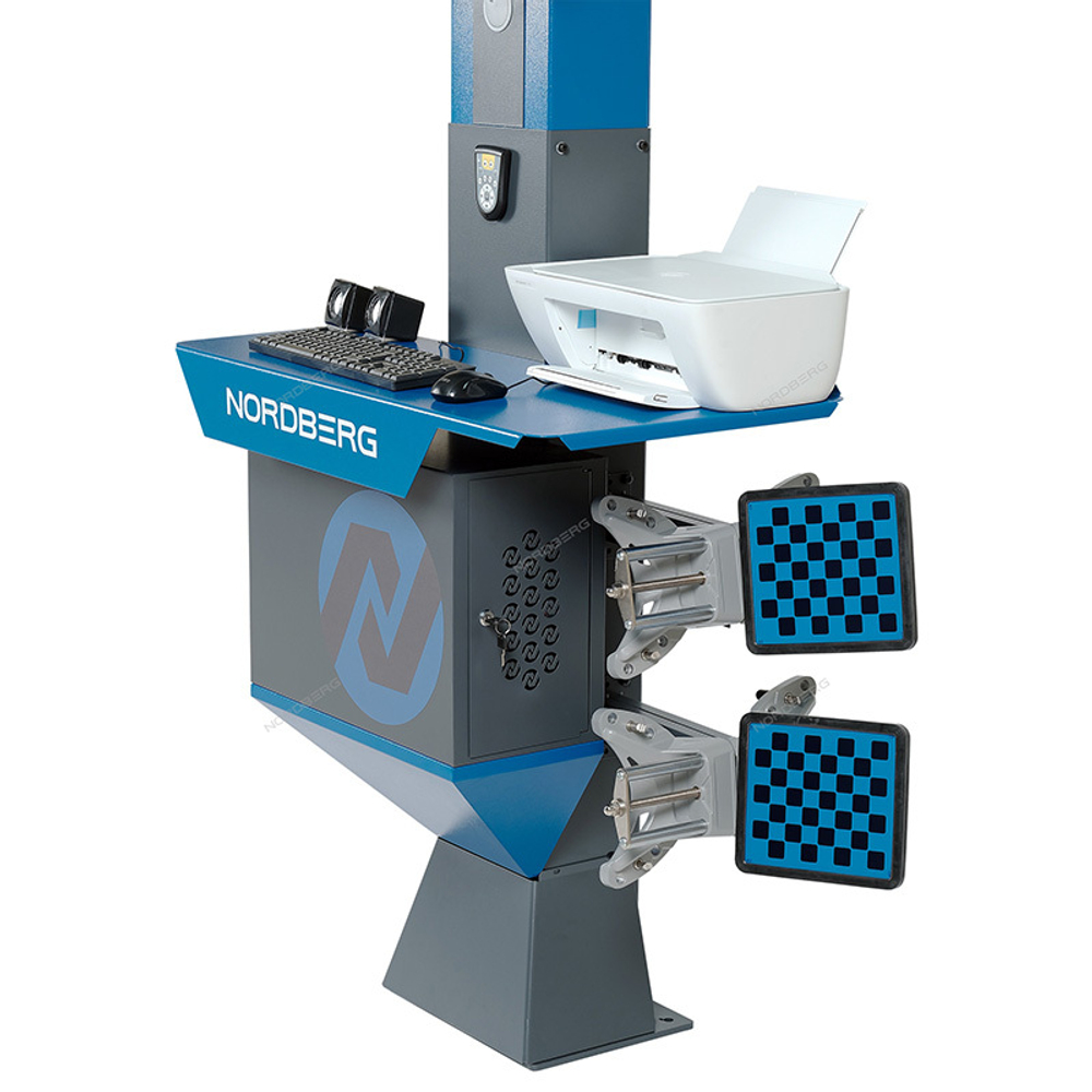 NORDBERG (C804) Стенд сход-развал 3D модель четырехкамерный