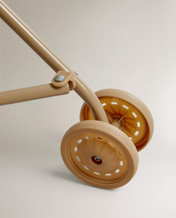 ZARA HOME ДЕТСКАЯ КОЛЯСКА ДЛЯ КУКЛЫ, КРЕМОВЫЙ