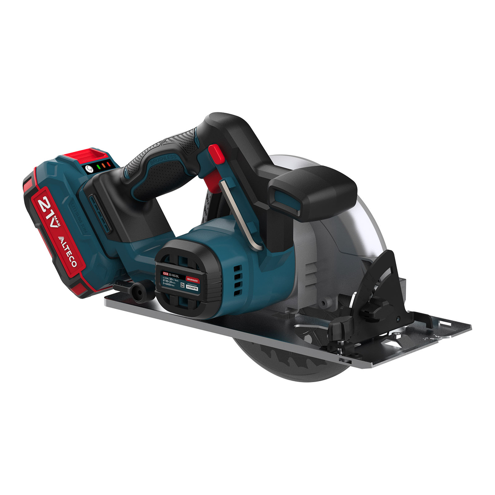 Бесщеточная аккумуляторная циркулярная пила ALTECO CCS 20-165 Li BL