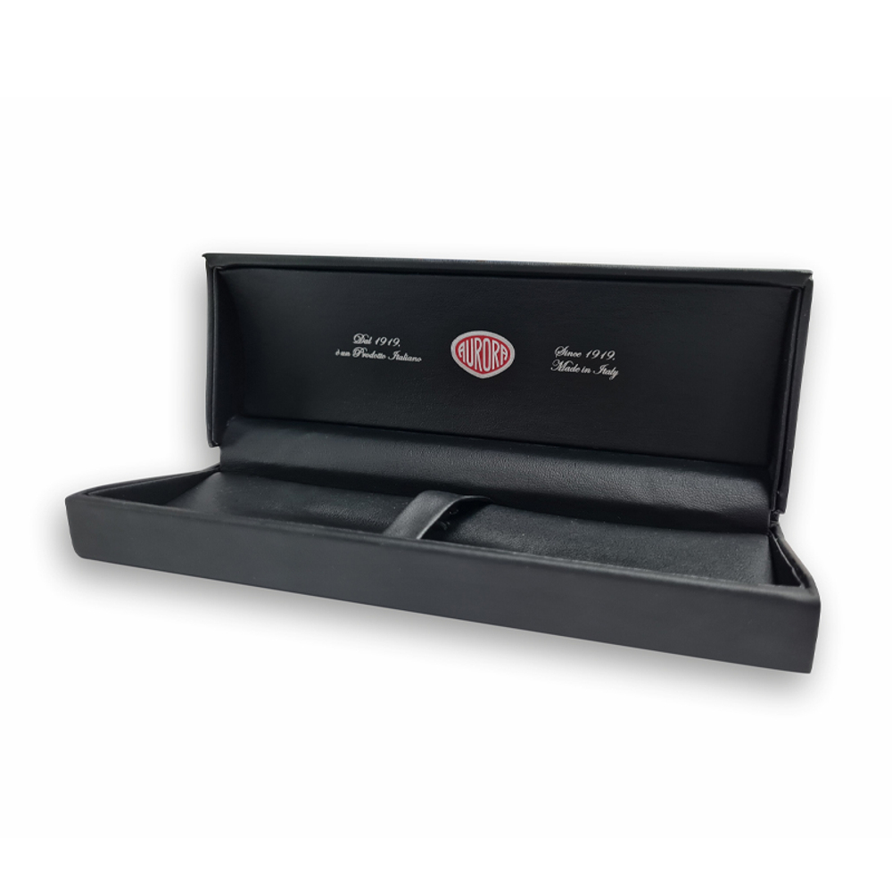 Перьевая ручка Aurora Ipsilon Deluxe black GT, перо F, в подарочной коробке