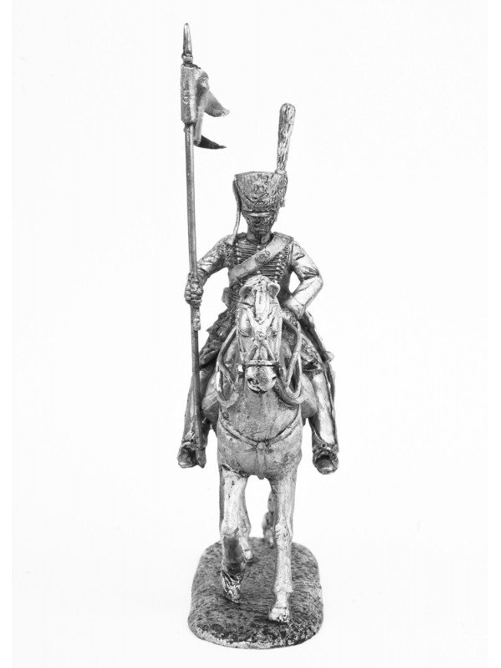 Оловянный солдатик Казак 1-го конного Смертоносного полка Санкт-Петербугского ополчения, 1812-14 г. г.