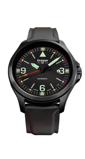 Швейцарские тактические часы Traser P67 OFFICER PRO AUTOMATIC BLACK 108077